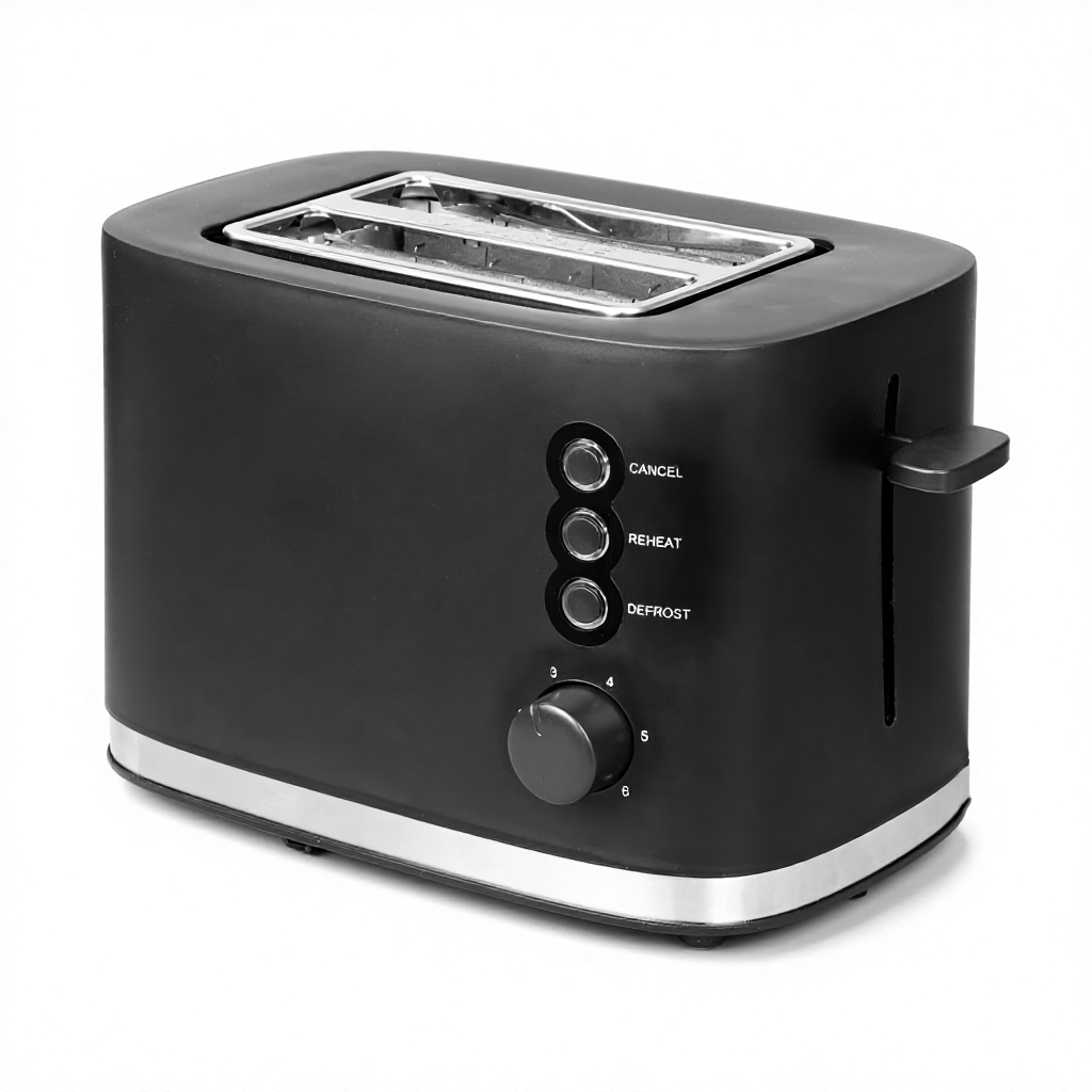Toaster 4 Slice - Torradeira Elétrica Automática de Aço Inoxidável