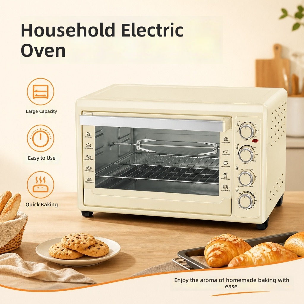 Kitchen Appliances Gift Ideas - Forno Elétrico 60L, Máquina de Assar