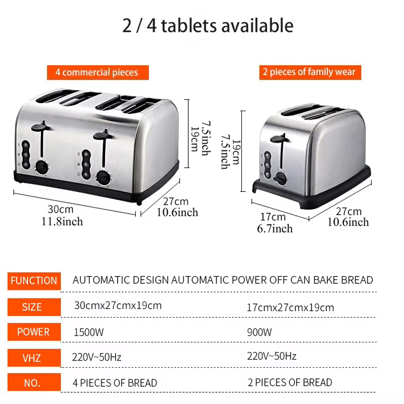 Torradeira Elétrica Doméstica  - Toaster 4 Slice avaliação e preço